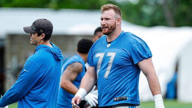 Detroit Lions center Frank Ragnow